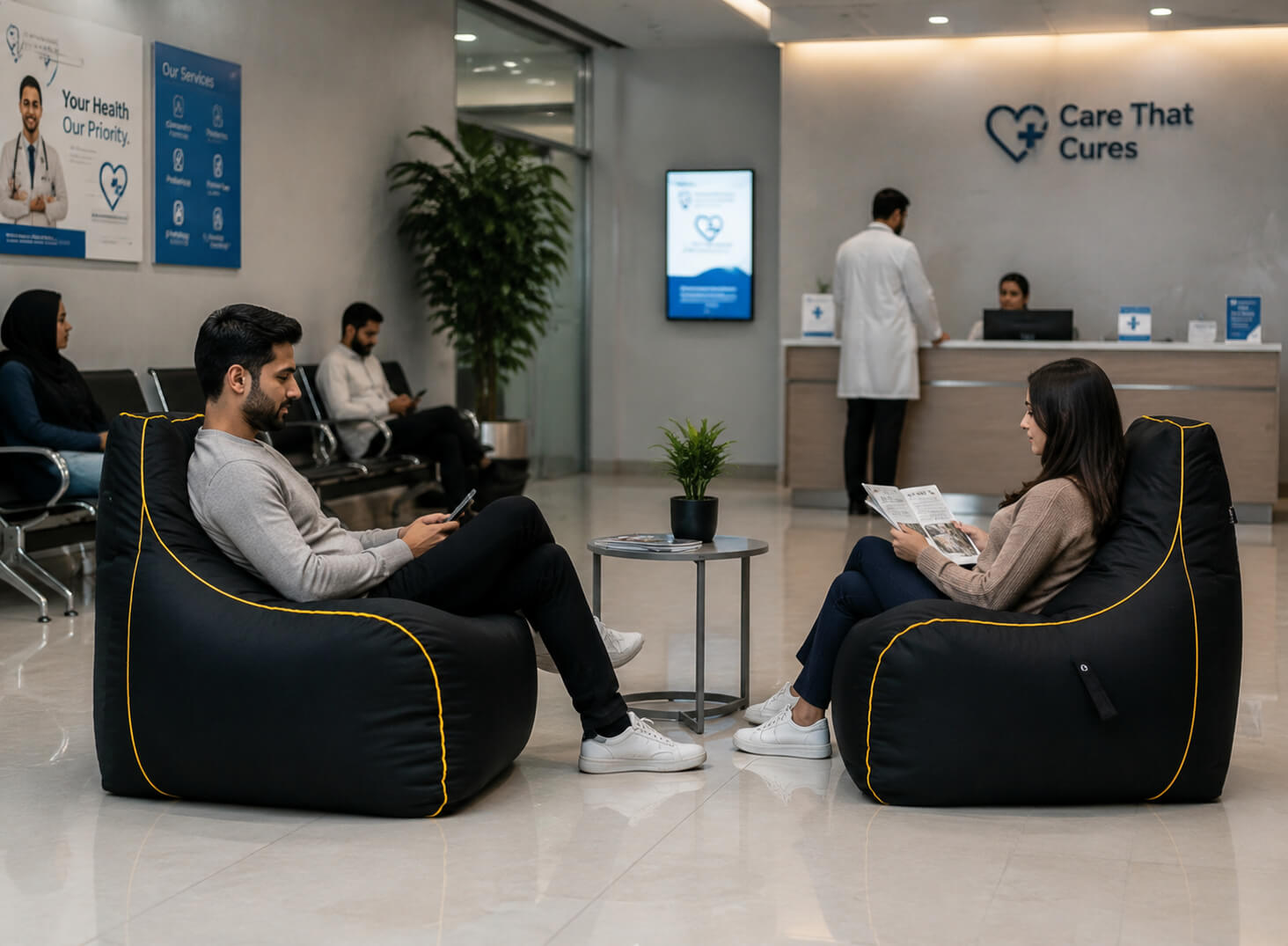 Corporate reception